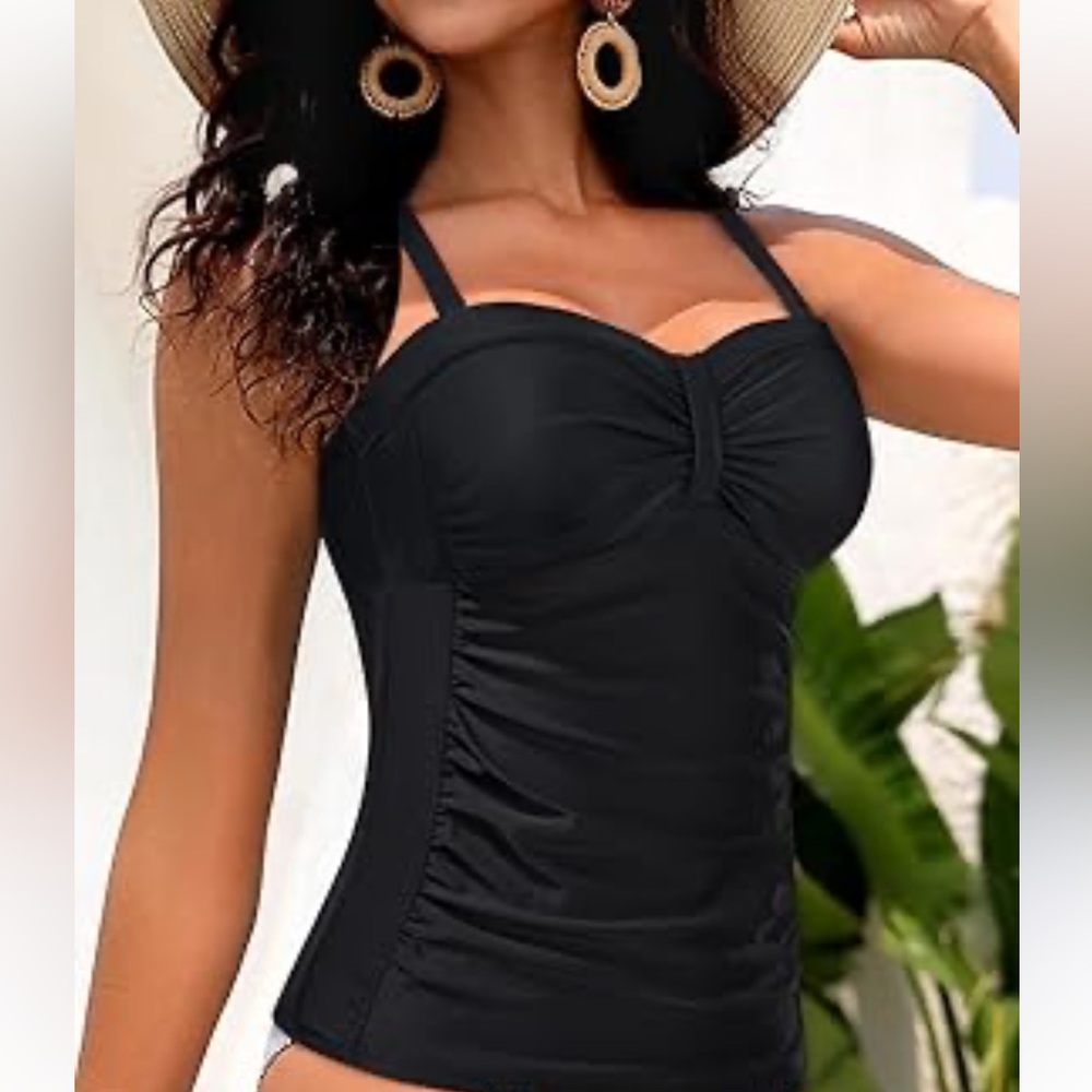 Women Two Piece Swimsuit Tummy Control Bathing Suit Swimwear Size S